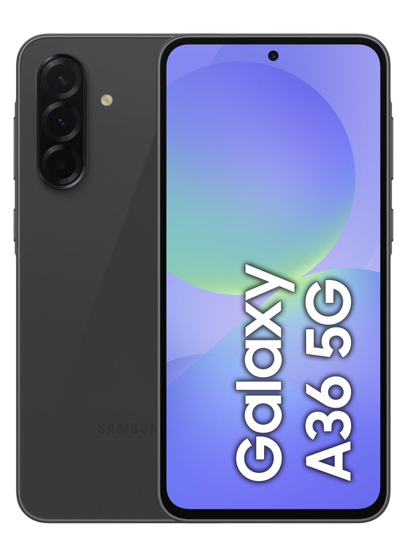 جالكسي A36 شبكة 5G، شريحتين - نسخة الشرق الأوسط Awesome Black