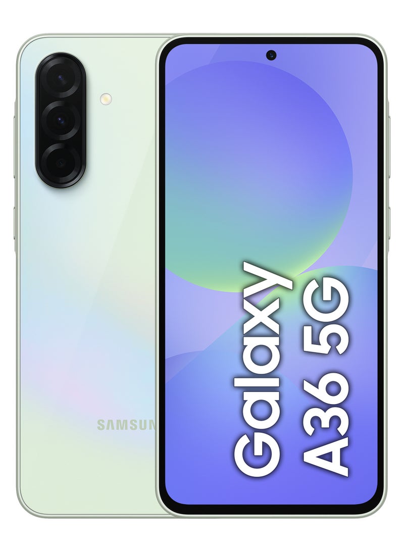 جالكسي A36 شبكة 5G، شريحتين - نسخة الشرق الأوسط Awesome Lime