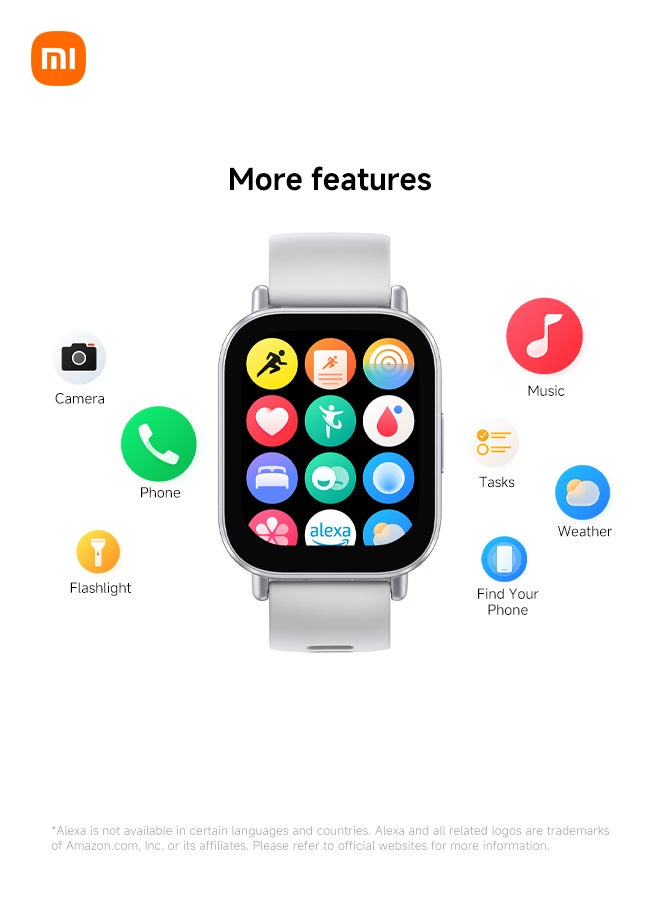 Redmi Watch 5 Active - ساعة ذكية اقتصادية بشاشة LCD مقاس 2 بوصة، وميزة تتبع اللياقة البدنية، وعمر بطارية يصل إلى 18 يوماً — 10