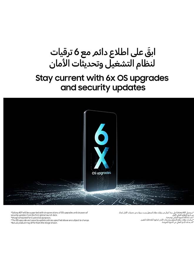 هاتف Galaxy A07 بشريحتين، لون أخضر، يدعم تقنية 4G - إصدار الشرق الأوسط — 9