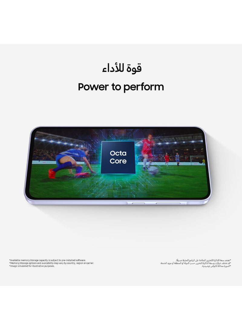 جالكسي A36 شبكة 5G، شريحتين - نسخة الشرق الأوسط
