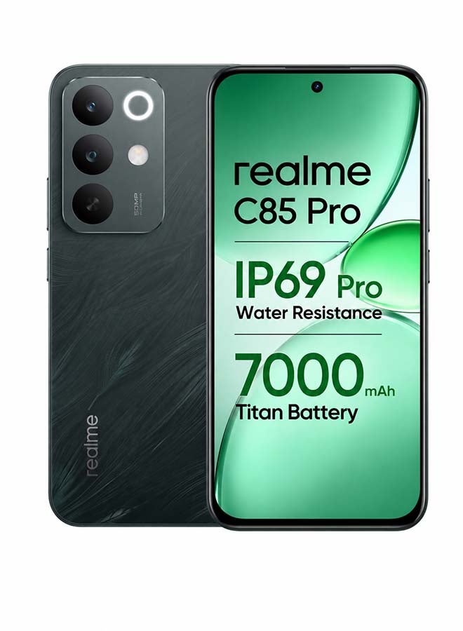 C85 بشريحتين 4G، ذاكرة عشوائية 8 جيجابايت، سعة تخزين 256 جيجابايت - نسخة عالمية Peacock Green